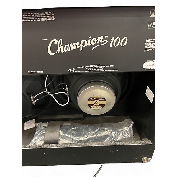 Used Fender Champion 100 Guitar Combo Amp