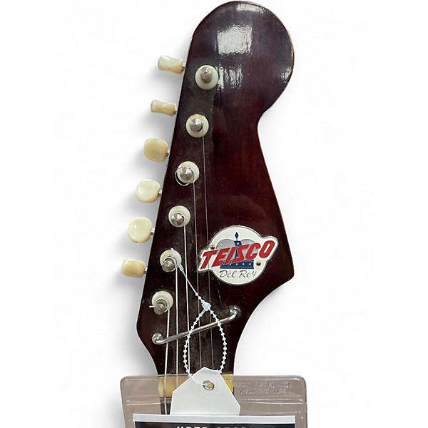 Used Teisco DEL REY Brown Sunburst Electric Bass Guitar