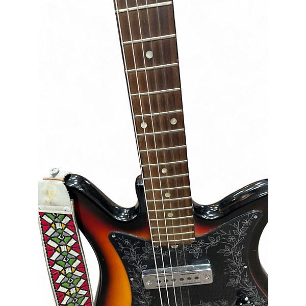 Used Teisco DEL REY Brown Sunburst Electric Bass Guitar