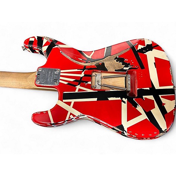 Used EVH Striped Series Frankie CUSTOM Solid Body Electric Guitar