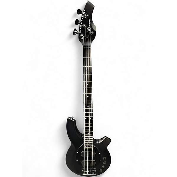 Used Ernie Ball Music Man Bongo 4 String Black Electric Bass Guitar