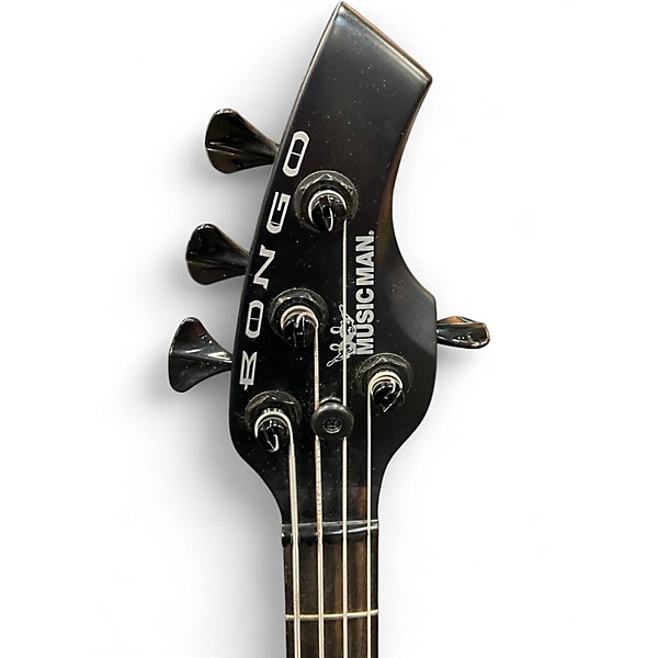 Used Ernie Ball Music Man Bongo 4 String Black Electric Bass Guitar