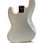 Used Fender Player Jazz Bass Black and White Electric Bass Guitar