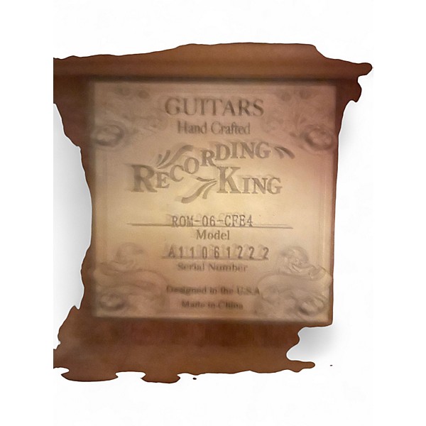 Used Recording King ROS-11-FE3-TBR ANTIQUE TOBACCO Acoustic Electric Guitar