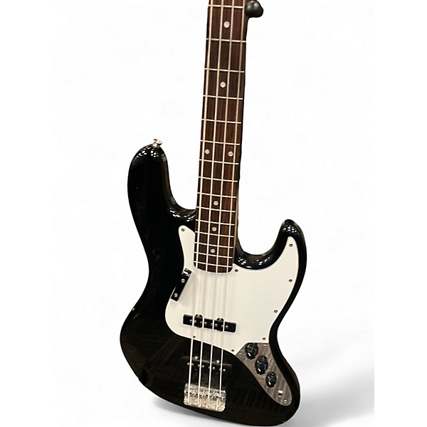 Used Squier Affinity Jazz Bass Black Electric Bass Guitar