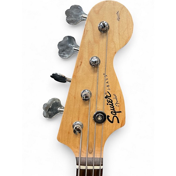 Used Squier Affinity Jazz Bass Black Electric Bass Guitar