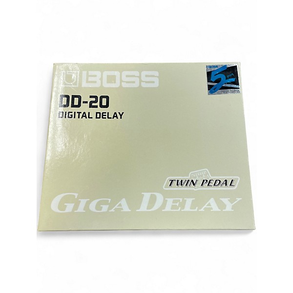 Used BOSS DD20 Giga Delay Effect Pedal