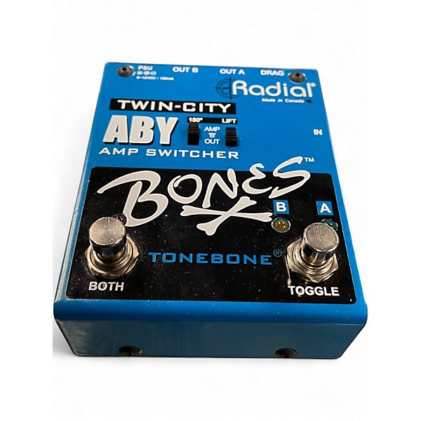 Used Radial Engineering Bones Twin City ABY Bypass Pedal