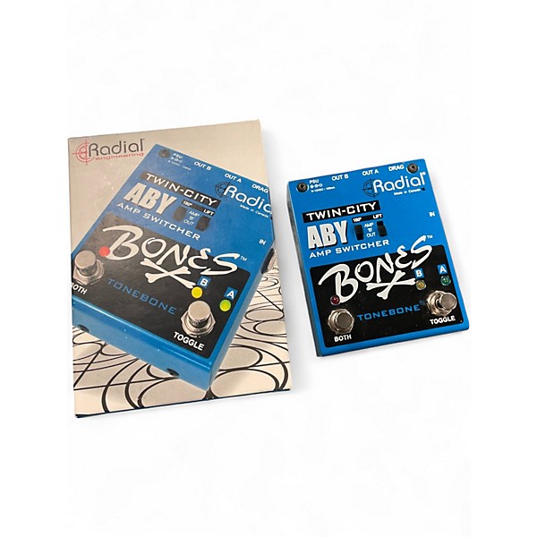 Used Radial Engineering Bones Twin City ABY Bypass Pedal