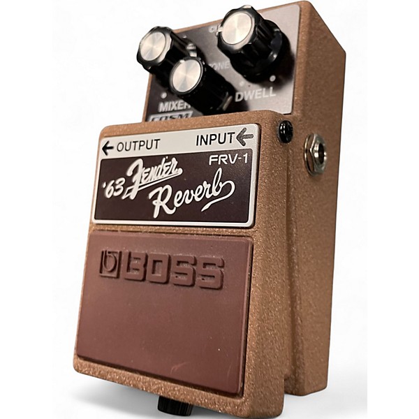 Used BOSS FRV1 Fender 63 Reverb Effect Pedal