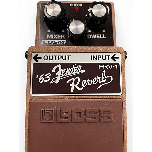 Used BOSS FRV1 Fender 63 Reverb Effect Pedal