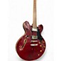 Used Samick SAN450 SEMI HOLLOW BODY ELECTRIC DOUBLE CUTAWAY  Burgundy Hollow Body Electric Guitar