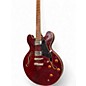 Used Samick SAN450 SEMI HOLLOW BODY ELECTRIC DOUBLE CUTAWAY  Burgundy Hollow Body Electric Guitar