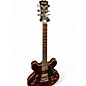 Used Samick SAN450 SEMI HOLLOW BODY ELECTRIC DOUBLE CUTAWAY  Burgundy Hollow Body Electric Guitar
