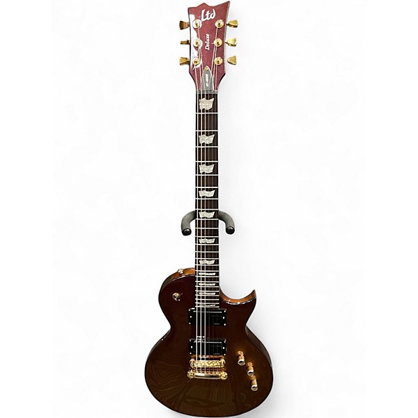 Used ESP LTD EC1000 Deluxe Purple Solid Body Electric Guitar