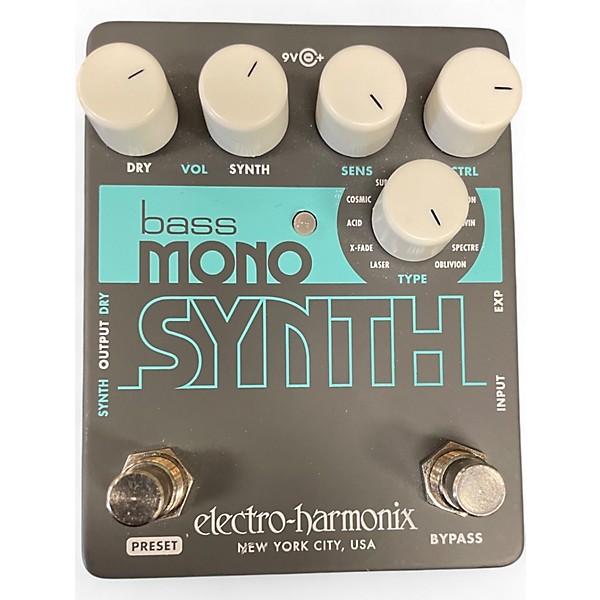 Used Electro-Harmonix Bass Mono Synth Bass Bass Effect Pedal