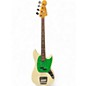 Used Fender Mustang Bass Olympic White Electric Bass Guitar thumbnail