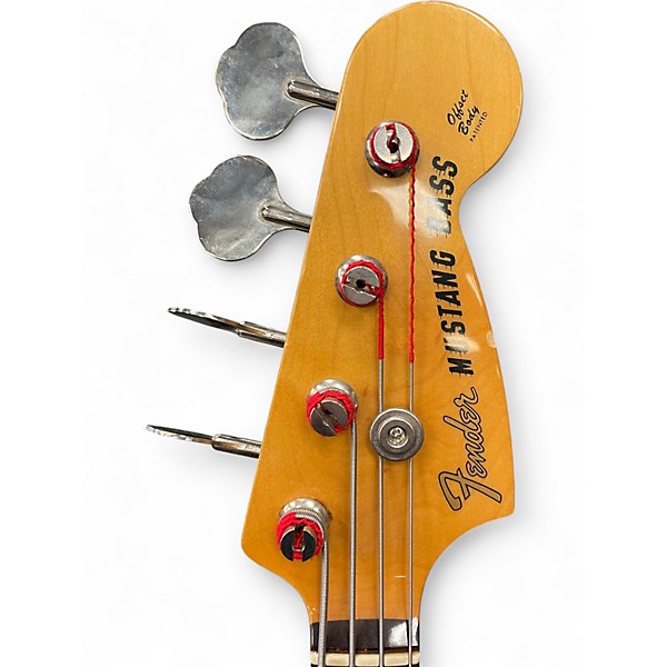 Used Fender Mustang Bass Olympic White Electric Bass Guitar
