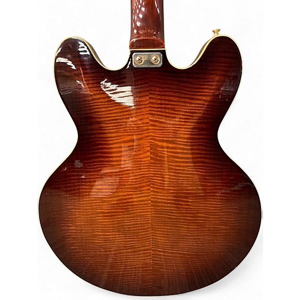 Used Aria Pro Ii ES500VS Sunburst Hollow Body Electric Guitar