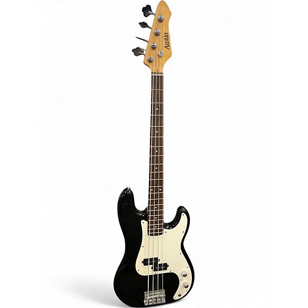 Used Austin AUPP2 Bass Black Electric Bass Guitar