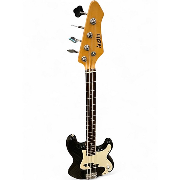Used Austin AUPP2 Bass Black Electric Bass Guitar