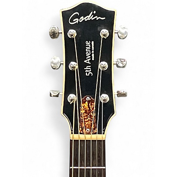 Used Godin 5th Avenue Cognac Burst Acoustic Guitar