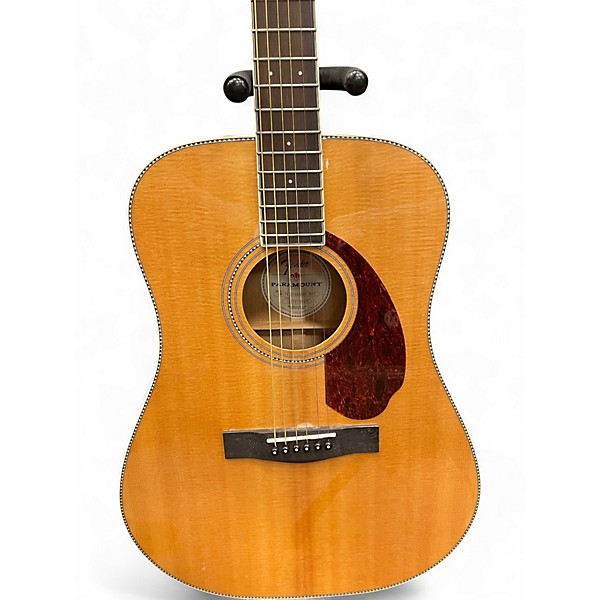 Used 2021 Fender Paramount PM-1 Standard Dreadnought Natural Acoustic Electric Guitar