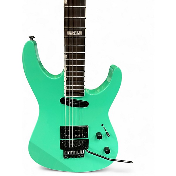 Used ESP LTD MIRAGE DELUXE PASTEL GREEN Solid Body Electric Guitar