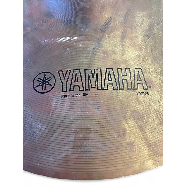 Used 2000s Yamaha 20in YDZ20R Cymbal