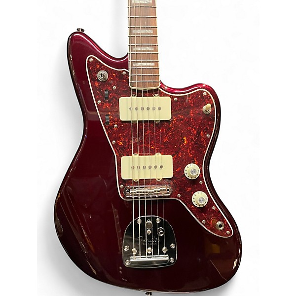 Used Fender Troy Van Leeuwen Jazzmaster Black Solid Body Electric Guitar