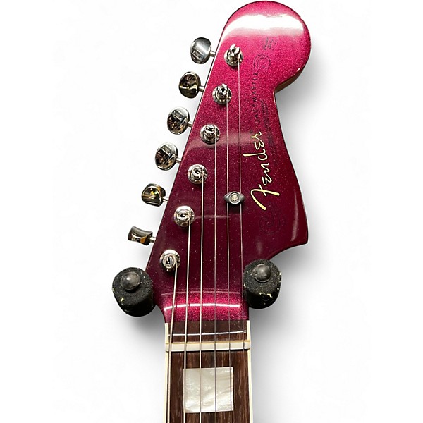 Used Fender Troy Van Leeuwen Jazzmaster Black Solid Body Electric Guitar