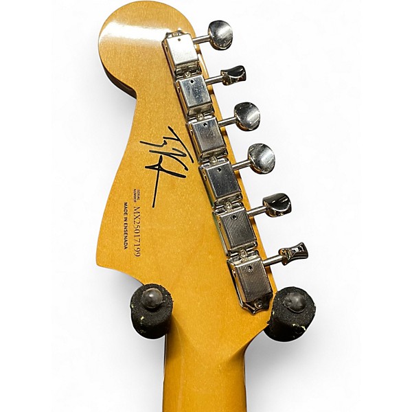 Used Fender Troy Van Leeuwen Jazzmaster Black Solid Body Electric Guitar