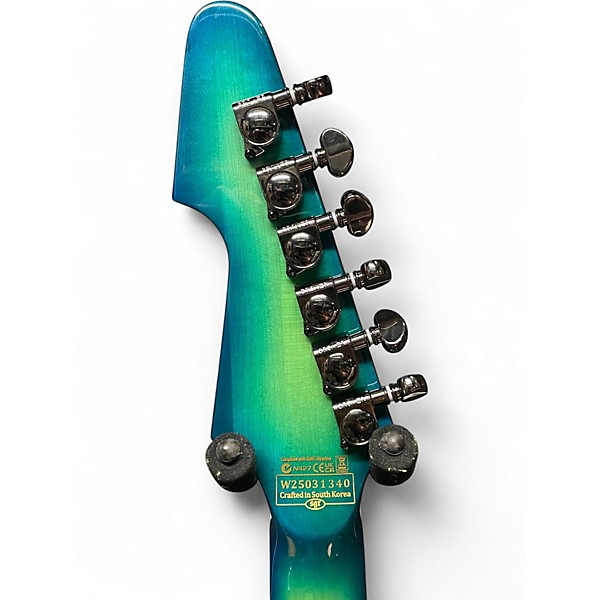 Used Schecter Guitar Research blackjack sls Black Solid Body Electric Guitar