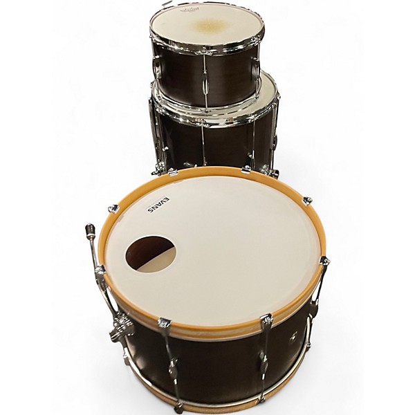 Used Firehouse Drums 3 Piece Mahogany/Poplar Club Mahogany Drum Kit