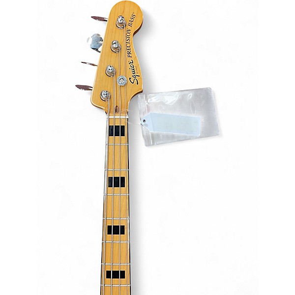 Used Squier Classic Vibe 1970S Precision Bass Surf Green Electric Bass Guitar