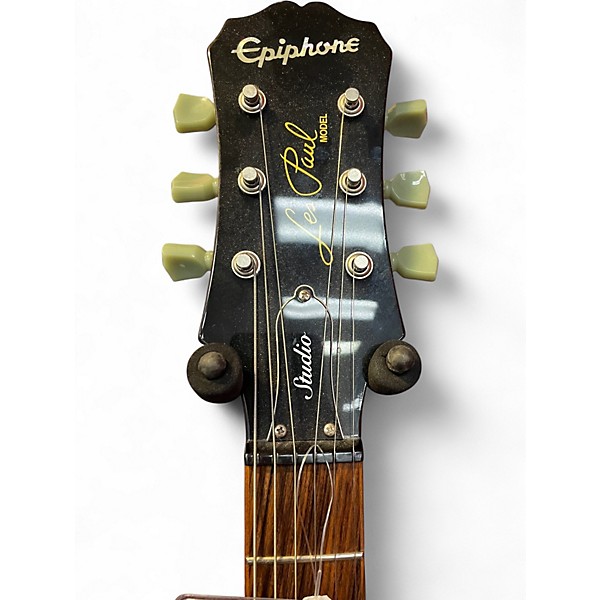 Used Epiphone Les Paul Studio Wine Red Solid Body Electric Guitar