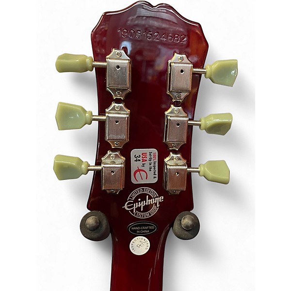 Used Epiphone Les Paul Studio Wine Red Solid Body Electric Guitar