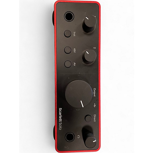 Used Focusrite Scarlett Solo GEN 4 Audio Interface