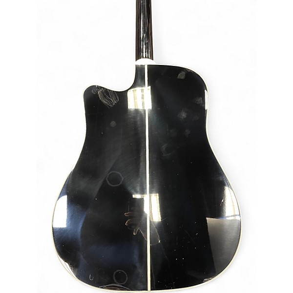 Used Takamine GD34CE Black Acoustic Electric Guitar