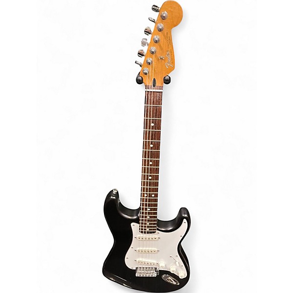 Used Fender 1995 Fender Standard Stratocaster Black Solid Body Electric Guitar