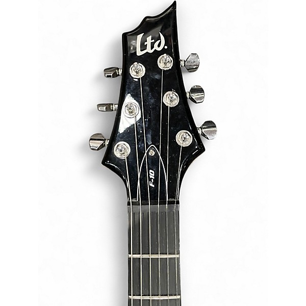 Used ESP LTD F10 Black Solid Body Electric Guitar