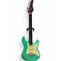 Used Schecter Guitar Research nick johnston TRAD ATOMIC GREEN Solid Body Electric Guitar