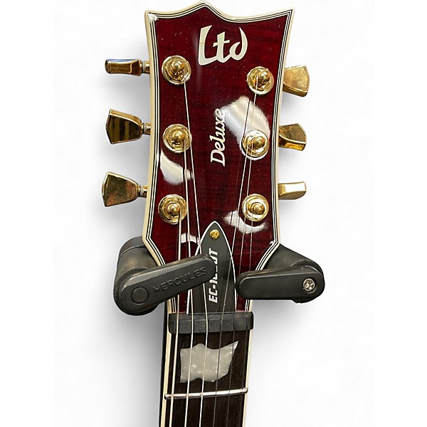 Used ESP LTD EC1000T CTM Black Cherry Solid Body Electric Guitar