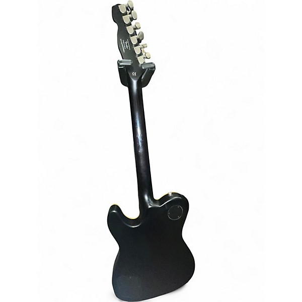 Used Squier Master Series Chambered Telecaster Black Solid Body Electric Guitar