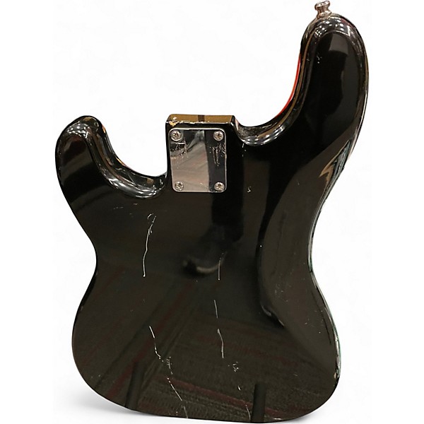 Used Squier II Precision Bass Black Electric Bass Guitar