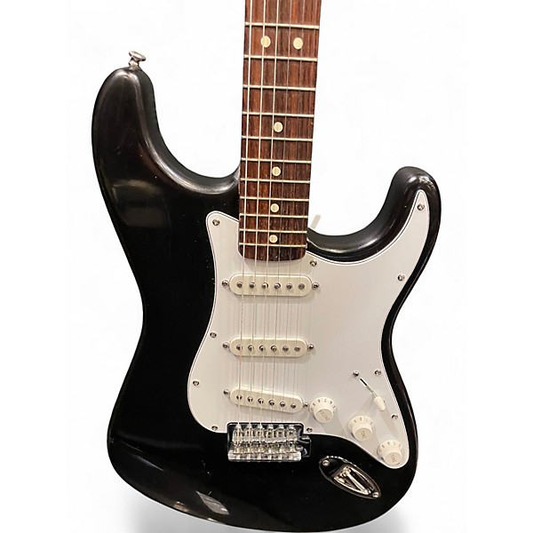 Used Squier Bullet Stratocaster Black Solid Body Electric Guitar