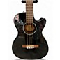 Used Fender CB60SCE Black Acoustic Bass Guitar