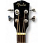 Used Fender CB60SCE Black Acoustic Bass Guitar