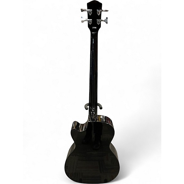 Used Fender CB60SCE Black Acoustic Bass Guitar