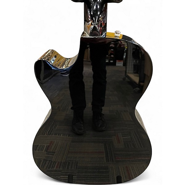 Used Fender CB60SCE Black Acoustic Bass Guitar